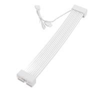 Câble GPU RVB 8 Broches, Extension de Câbles GPU ARGB 5 V, Cordon d'alimentation de Carte Graphique 8 Broches à 2 X 8 Broches, avec Peignes Métalliques, Synchronisation, 16 AWG