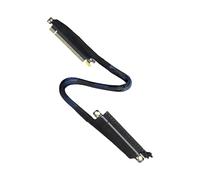 Câble graphique PCIe5.0 haute vitesse 64 Go avec design rotatif à 180 degrés Connecteurs plaqués argent pour un refroidissement amélioré pour PC Build