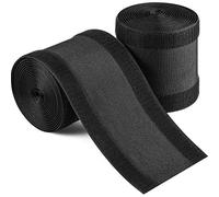 Cable Grip Couvre-câbles de Sol - Protection de câbles - Gestion des câbles Uniquement pour la Moquette de Bureau Commercial (Noir, 6,1 m)
