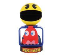 Cable Guys Figurine Gaming Pac-Man - Support pour manette ou smartphone - Câble USB Inclus - 20 cm