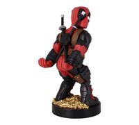 Cable Guys Marvel Figurine Gaming Deadpool Montre ses fesses - Support pour manette ou smartphone - Câble USB Inclus - 20 cm