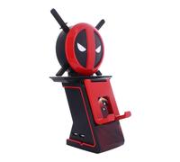 Cable Guys Marvel Figurine Gaming Ikon Light Deadpool - Support pour manette ou smartphone - Câble USB Inclus - 25 cm