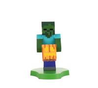 Cable Guys Minecraft Figurine Holdem Zombie - Support écouteurs, smartphone ou petit accessoire - 11 cm