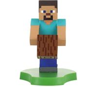 Figurine Minecraft Steve - EXQUISITE GAMING - Cable Guys - Support écouteurs, smartphone ou petit accessoire - 20 cm
