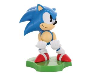 Cable Guys Sonic The Hedgehog Figurine Holdem Sliding Sonic - Support écouteurs, smartphone ou petit accessoire - 11 cm