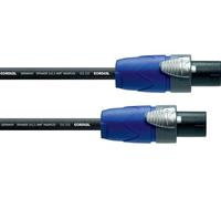 Cordon haut-parleur [1x Fiche mâle type SPK - 1x Fiche mâle type SPK] Cordial CPL 1,5 LL 2 noir 1.50 m