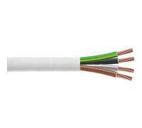 Cable - H05VV-F 4G0,75 BLANC - AXITRONIC - bobine 50m - VVF4G075B