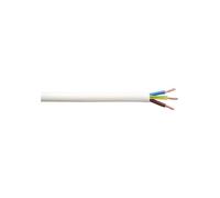 CABLE H05VVF 3X1.5 10M BLANC COURONNE