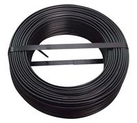 Câble H07VU - ELECTRALINE - 1x2.5 - 100 m - Noir - Monoconducteur - PVC