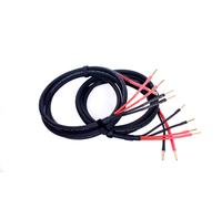 Câble haut-parleur bi-fil Van Damme série noire 4 x paire terminée de 2,5 mm