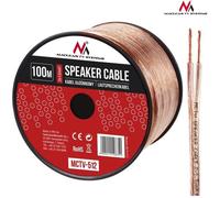 Câble Haut-Parleur - Maclean - 100m - CCA OFC - Isolation flexible - 2*1.5mm