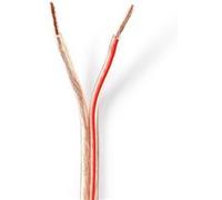 Câble haut parleur Nedis CABR2500TR250 Transparent G