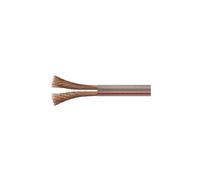 Câble haut-parleur TP 2x1,5 OFC transparent S8314/100m