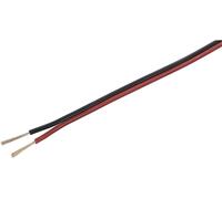 Câble haut-parleur TRU COMPONENTS 93030c484 1565746 2 x 0.8 mm² rouge, noir 100 m