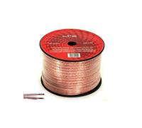 TRANSPARENT SPEAKER CABLE 2x2,5mm² HQ 100m