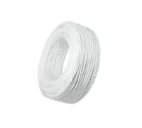 Câble haute température UL3135 de 2/5/10 m, section 30/28/26/24/22/20/18/16/14/12/10 AWG, isolation silicone, fil de cuivre étamé(WHITE,10 METERS_24AWG)
