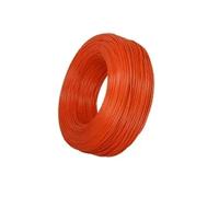 Câble haute température UL3135 de 2/5/10 m, section 30/28/26/24/22/20/18/16/14/12/10 AWG, isolation silicone, fil de cuivre étamé(Red,2 METERS_10AWG)