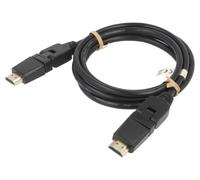 Cable HDCP 2.2.HDMI 2.0 male mobile 360o des deux cotes - 2m