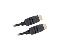 D2 Diffusion Cable HDMI 1.4 1,5m M/M inclinable 180° (Noir) Noir G