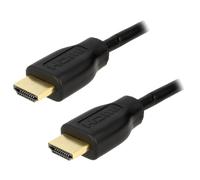 Cable HDMI 1.4 male des deux cotes 0.5m - Noir