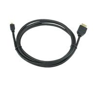 - Câble HDMI - 19 pin micro HDMI Type D mâle pour HDMI mâle - 1.8 m - noir
