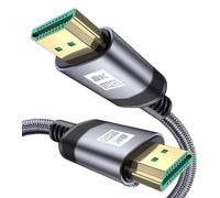 Câble Hdmi 1M, Câble 2.1 Hdmi [8K@60Hz¿4K@120Hz¿48 Gbps] Ultra High Speed Hdmi Cable Tressé Supporte 3D/ Retour Audio Compatible Avec Roku,Projecteur,Blu-Ray,Ps5,Xbox/Fire Tv[HDM923037]