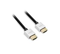 D2 Diffusion – Câble HDMI 2.0 – 1,5 m M/M – Ultra fin – Noir