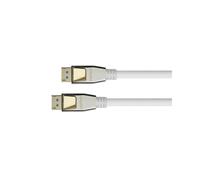 Câble HDMI 2.0 Alcasa DP20-PY020W 2m, Type A (Standard), 54 Gbit/s, Contacts Cuivre, HDR Ultra HD Premium, AWG 28, Résolution 3840x2160, 240Hz