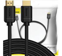 Câble Hdmi 2.0 Baseus, 4K 60Hz, 3D, Hdr, 18Gbps, 3M (Noir)