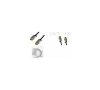 LogiLink Câble HDMI AV 1x HDMI mâle - 1x HDMI mâle 1 m gris-noir