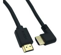Câble HDMI 2.0 haute vitesse 4K 60 Hz avec coude à 90 degrés pour TV 4K Fire Stick PS4 Xbox 360 Xbox One lecteur Blu-ray 15 cm