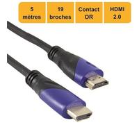 arcotec Câble HDMI 2.0 High Speed 5m Full HDTV 4K