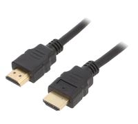 Cable HDMI 2.0 male des deux cotes 1.8m noir