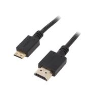 Cable HDMI 2.0 male mini HDMI male 1.8m noir