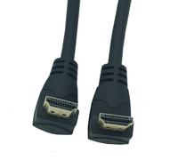 Câble HDMI 2.0 mâle vers mâle pour HDTV, 2K x 4K 60Hz, 3D, coudé à 90 degrés, pour DVD, PS3, PC, 30cm/60cm/180cm, haute qualité