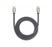 Câble hdmi 2.0 premium gold gris 1 mètre