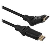 Cable HDMI 2.0 T'nB 2m M/M 360° (Noir)