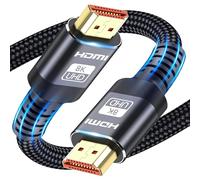 Câble HDMI 2.1 10 K 8 K disponible en 0,5 m, 1 m, 2 m, 3 m, 5 m, 6 m, 7,5 m au choix, câble ultra HD haut débit 48 Gbit/s, câbles HDMI (8K @ 60 Hz) prend en charge HDR dynamique, eARC, Dolby Atmos