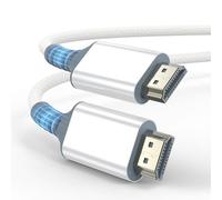 Câble HDMI 2.1 1m, 8K Ultra Haut Débit 48Gbps Câble HDMI 4K@120Hz,8K@60Hz avec eARC/HDCP2.3/HDR10+ Compatible avec TV/PS5/Xbox Series/PC/Sam-sung/Sony/Projecteur/Monitor