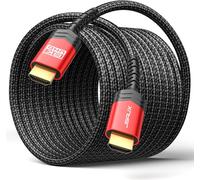 Câble HDMI 2.1 7.5M,Câble HDMI 8K Highspeed 48Gbps 8K@60Hz,4K@120Hz,UHD HDR 10 +,eARC,Dolby Vision,3D,VRR,Compatible avec PS4 Pro,PS5,Juegos 8K,TV,BLU-Ray Jugador,Proyector