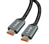 Câble HDMI 2.1 8K 120Hz Ultra HD avec Ethernet Longueur 1.5m HD-8K15 LinQ Noir