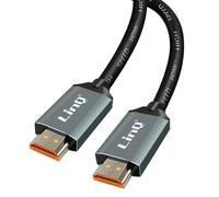 Câble HDMI 2.1 8K 120Hz Ultra HD avec Ethernet Longueur 1.5m HD-8K15 LinQ Noir