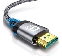Câble Hdmi 2.1 8K 48 Gbps Ethernet High Speed 8 K @ 60 Hz, 4 K @ 120 Hz, Hdcp 2.2 & 2.3, Hdr 10+, Dolby Vision, 3D, Vrr, Compatible Avec Ps5/4/3,8 K Gaming, Tv, Lecteur Blu-Ray, Pr[HDM5232093]