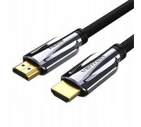 Câble HDMI 2.1 Mâle vers Mâle - 3m - Plaqué Or - Couleur Noir