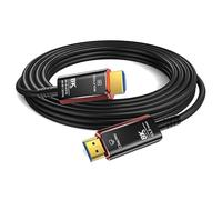 Câble HDMI 2.1 à fibre optique 15 mètres - 8K@60Hz 4K@120Hz 48Gbps - Certifié CL3 pour mur - Ultra haute vitesse, compatible avec PS5, Xbox Series X, RTX 3080/3090, eARC et HDCP 2.2/2.3