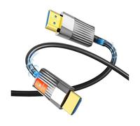 Câble HDMI 2.1 À Fibre Optique 8K 60 Hz 4K 120 Dynamique 48 Gbit/s For TV HD PS5 Blu-ray Vitesse Ordinateur(4K HDMI Cable,15m)