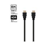 Câble HDMI 2.1 Ewent EC1325 Ethernet 8K HDR 10m Noir