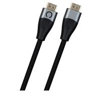 Konix Câble HDMI 2.1 pour Nintendo Switch 2 - Compatibilité 4K et 8K - Nylon tressé - Longueur 1,8 m - Noir