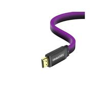 Câble HDMI 2.1 LED 8K 2 m Violet pour PC PS4 PS5 Nintendo Switch 2 Nintendo Switch modèle OLED Nintendo Switch Xbox et Xbox One