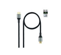Câble HDMI 2.1 M/M 2m (Noir/Gris)